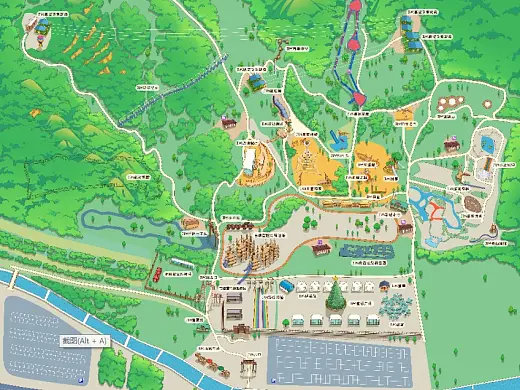 酒泉景区手绘地图在紧急疏散与救援中的重要作用 ？